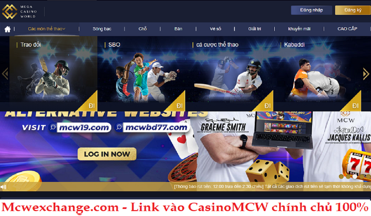 mcwexchange link nhà cái CasinoMCW